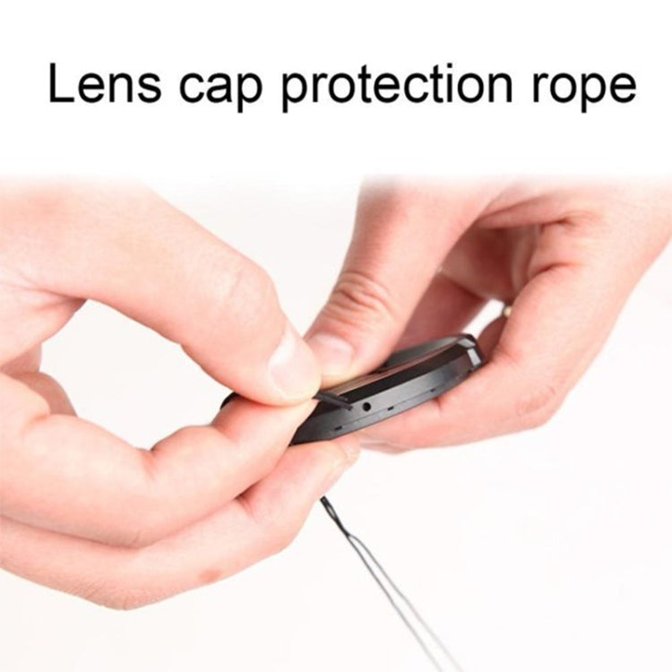 86mm Center Pinch Camera Lens Cap for Canon (Black) by buy2fix