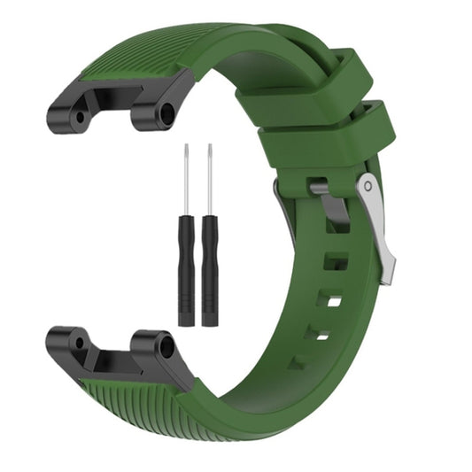 For Amazfit T-Rex / T-Rex Pro / Ares Twill Silicone Watch Band(Army Green) - Watch Bands by buy2fix | Online Shopping UK | buy2fix