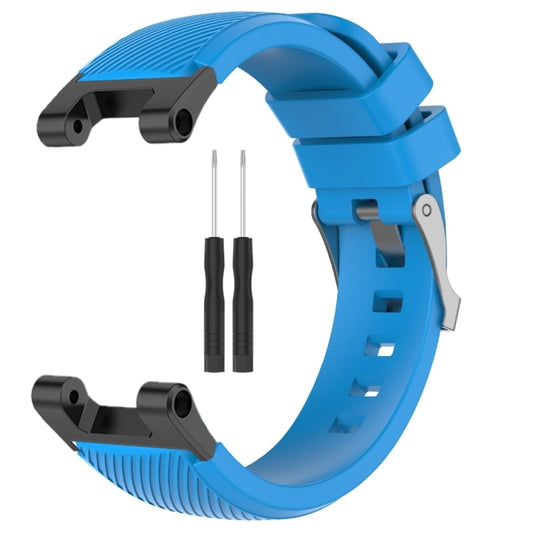 For Amazfit T-Rex / T-Rex Pro / Ares Twill Silicone Watch Band(Blue) - Watch Bands by buy2fix | Online Shopping UK | buy2fix