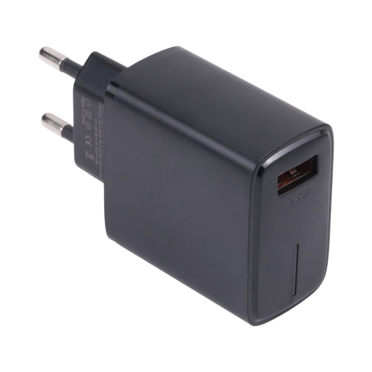 LZ-1130 QC 3.0 USB Charger, Plug Type:EU Plug(Black) - USB Charger by buy2fix | Online Shopping UK | buy2fix