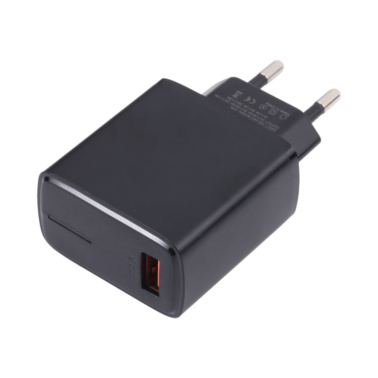 LZ-1130 QC 3.0 USB Charger, Plug Type:EU Plug(Black) - USB Charger by buy2fix | Online Shopping UK | buy2fix