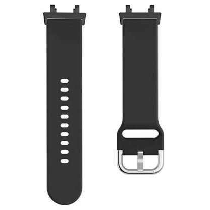 For Amazfit T-Rex 2 Silicone Reverse Buckle Watch Band(Black) - Watch Bands by buy2fix | Online Shopping UK | buy2fix