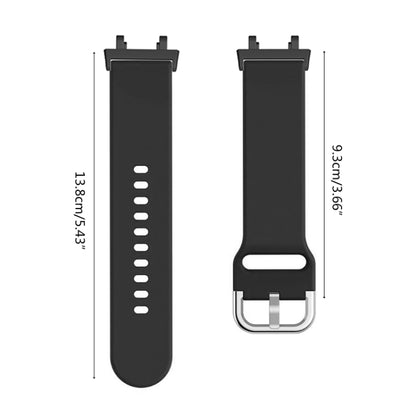For Amazfit T-Rex 2 Silicone Reverse Buckle Watch Band(Yellow) - Watch Bands by buy2fix | Online Shopping UK | buy2fix