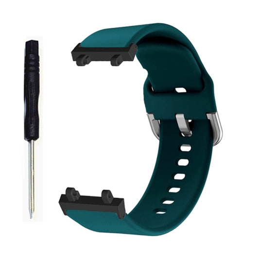 For Amazfit T-Rex 2 Silicone Reverse Buckle Watch Band(Midnight Blue) - Watch Bands by buy2fix | Online Shopping UK | buy2fix