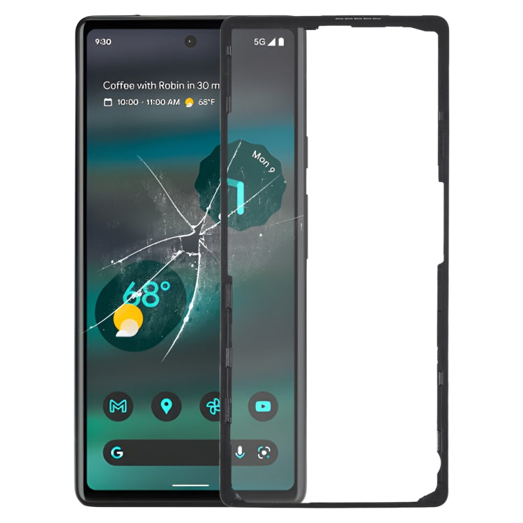 Front LCD Screen Bezel Frame For Google Pixel 6A by buy2fix