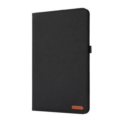 For Honor Pad 8 Fabric PU + TPU Flip Tablet Leather Case(Black) - Honor by buy2fix | Online Shopping UK | buy2fix