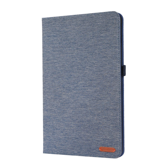 For Honor Pad 8 Fabric PU + TPU Flip Tablet Leather Case(Dark Blue) - Honor by buy2fix | Online Shopping UK | buy2fix