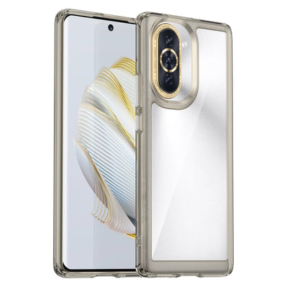 For Huawei nova 10 Colorful Series Acrylic + TPU Phone Case(Transparent Grey) - Huawei Cases by buy2fix | Online Shopping UK | buy2fix