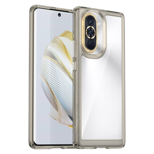 For Huawei nova 10 Colorful Series Acrylic + TPU Phone Case(Transparent Grey) - Huawei Cases by buy2fix | Online Shopping UK | buy2fix