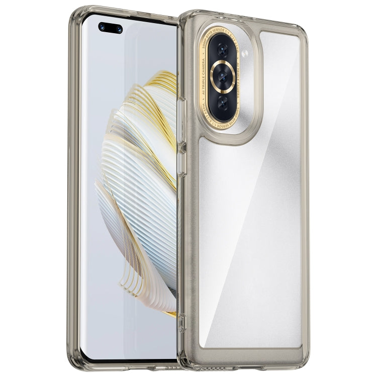 For Huawei nova 10 Pro Colorful Series Acrylic + TPU Phone Case(Transparent Grey) - Huawei Cases by buy2fix | Online Shopping UK | buy2fix