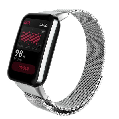 For Xiaomi Mi Band 7 Pro Milan Magnetic Metal Watch Band(Silver) - Watch Bands by buy2fix | Online Shopping UK | buy2fix