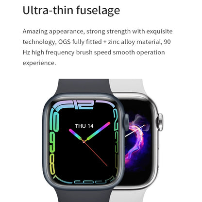 Watch 8 Max 1.85 inch Wireless Charging Bluetooth Call NFC Smartwatch(Grey) - Smart Watches by buy2fix | Online Shopping UK | buy2fix