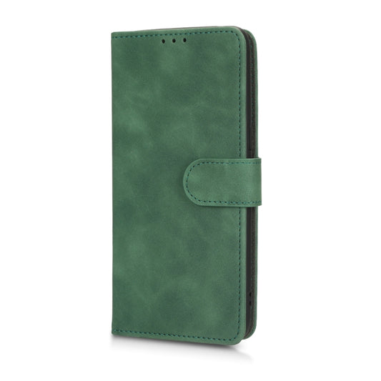 For OnePlus 10T 5G Skin Feel Magnetic Flip Leather Phone Case(Green) - OnePlus Cases by buy2fix | Online Shopping UK | buy2fix