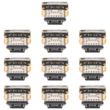 For vivo iQOO 7 10pcs Charging Port Connector - Single Tail Connector by buy2fix | Online Shopping UK | buy2fix