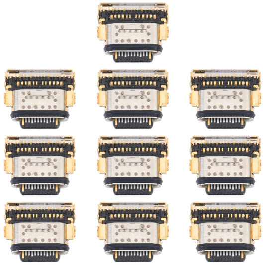 For vivo iQOO 5 5G/iQOO 5 Pro 5G 10pcs Charging Port Connector - Single Tail Connector by buy2fix | Online Shopping UK | buy2fix