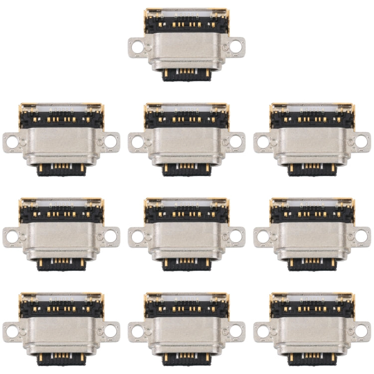 For vivo X70 Pro/X70 Pro+/X80 10pcs Charging Port Connector - Single Tail Connector by buy2fix | Online Shopping UK | buy2fix