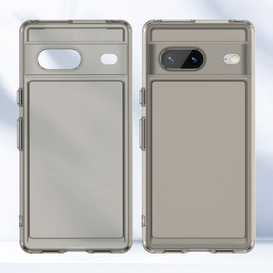 For Google Pixel 7 Candy Series TPU Phone Case(Transparent Grey) - Google Cases by buy2fix | Online Shopping UK | buy2fix