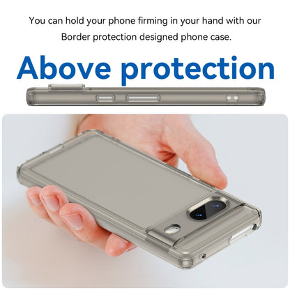 For Google Pixel 7 Candy Series TPU Phone Case(Transparent Grey) - Google Cases by buy2fix | Online Shopping UK | buy2fix