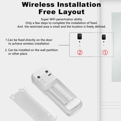 T30 Tuya Smart WIFI Video Doorbell Support Two-way Intercom & Night Vision(Black) - Video DoorBell by buy2fix | Online Shopping UK | buy2fix