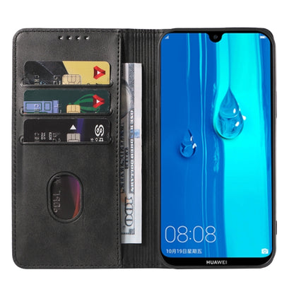 For Huawei Y Max Magnetic Closure Leather Phone Case(Black) - Huawei Cases by buy2fix | Online Shopping UK | buy2fix