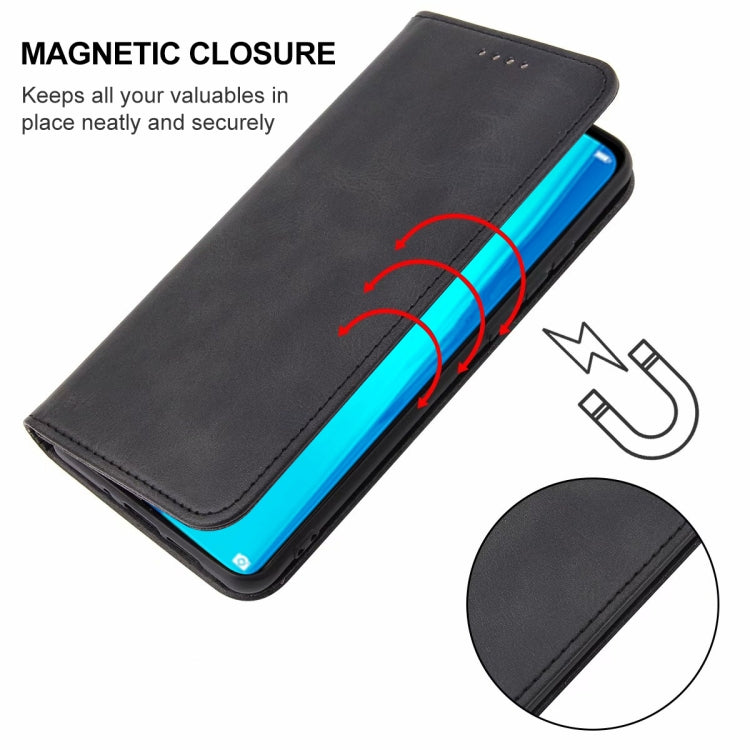 For Huawei Y Max Magnetic Closure Leather Phone Case(Black) - Huawei Cases by buy2fix | Online Shopping UK | buy2fix