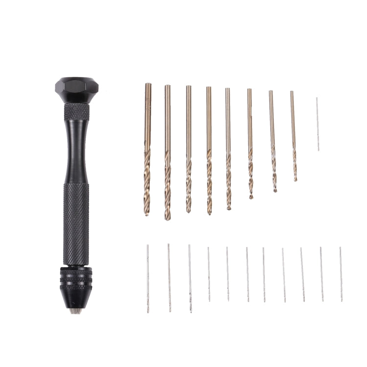 Precision Pin Vise Mini Twist Drill Bits Hand Drill Set, Model:8011 by buy2fix