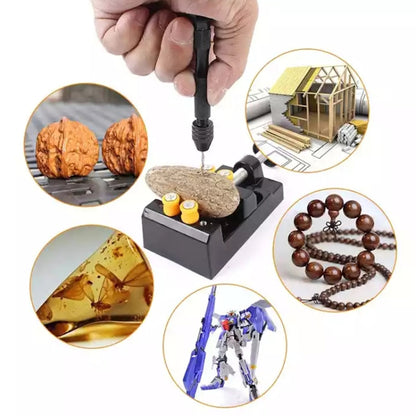 Precision Pin Vise Mini Twist Drill Bits Hand Drill Set, Model:8011 by buy2fix