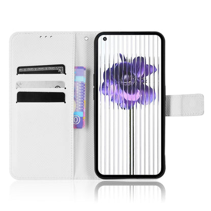 For Nothing Phone 1 Diamond Texture Leather Phone Case(White) - Nothing Cases by buy2fix | Online Shopping UK | buy2fix
