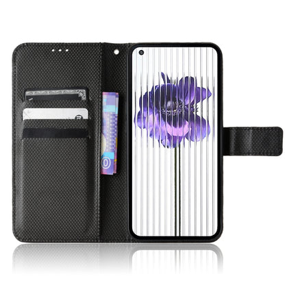 For Nothing Phone 1 Diamond Texture Leather Phone Case(Black) - Nothing Cases by buy2fix | Online Shopping UK | buy2fix