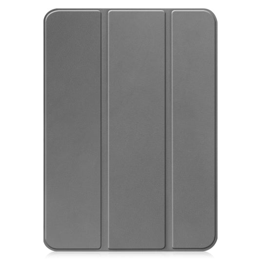 Solid Color Custer Texture Leather Tablet Case For iPad 10th Gen 10.9 2022 / 2025 (Gray) - iPad 2025 / 2022 Cases by buy2fix | Online Shopping UK | buy2fix