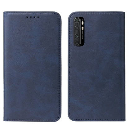 For Xiaomi Mi Note 10 Lite Magnetic Closure Leather Phone Case(Blue) - Xiaomi Cases by buy2fix | Online Shopping UK | buy2fix