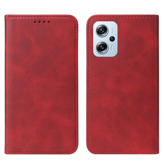 For Xiaomi Poco X4 GT Magnetic Closure Leather Phone Case(Red) by buy2fix