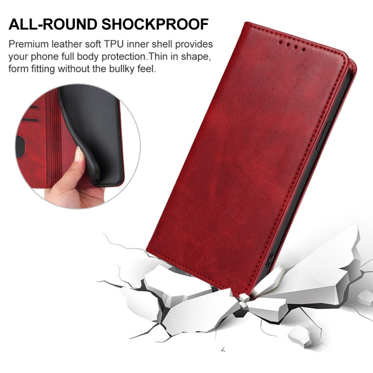 For Xiaomi Poco X4 GT Magnetic Closure Leather Phone Case(Red) by buy2fix