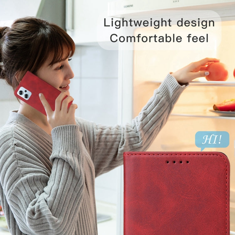 For Xiaomi Poco X4 GT Magnetic Closure Leather Phone Case(Red) by buy2fix