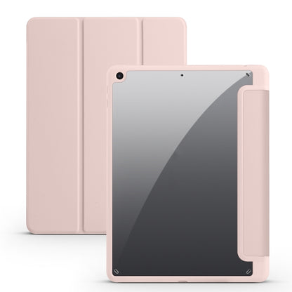 Acrylic 3-folding Smart Leather Tablet Case For iPad 9.7 2018/2017(Pink) - iPad 9.7 (2018) & (2017) Cases by buy2fix | Online Shopping UK | buy2fix
