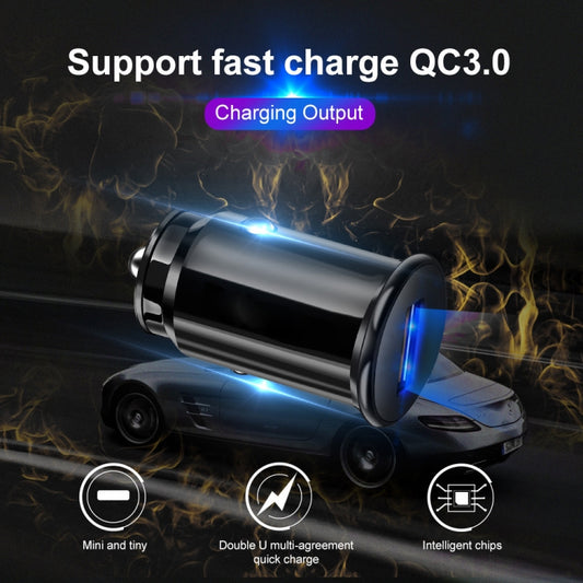 SY-681 Cigarette Lighter Conversion Plug Multi-function USB Car Fast Charger(White) - Car Charger by buy2fix | Online Shopping UK | buy2fix