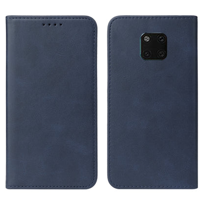 For Huawei Mate 20 Pro Magnetic Closure Leather Phone Case(Blue) - Huawei Cases by buy2fix | Online Shopping UK | buy2fix
