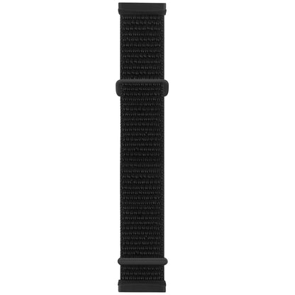 For Fitbit Versa 3 Nylon Rubber Buckle Watch Band(Black) - Watch Bands by buy2fix | Online Shopping UK | buy2fix