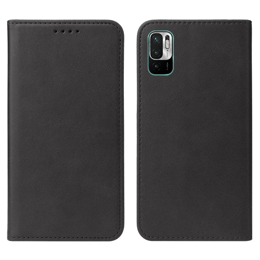 For Xiaomi Redmi Note 10 JE Magnetic Closure Leather Phone Case(Black) - Xiaomi Cases by buy2fix | Online Shopping UK | buy2fix