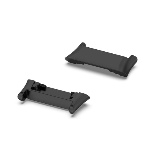 For OPPO Watch Free 1 Pair Metal Watch Band Connector(Black) - For OPPO by buy2fix | Online Shopping UK | buy2fix