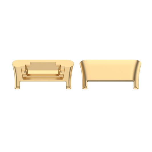 For OPPO Watch Free 1 Pair Metal Watch Band Connector(Gold) - For OPPO by buy2fix | Online Shopping UK | buy2fix