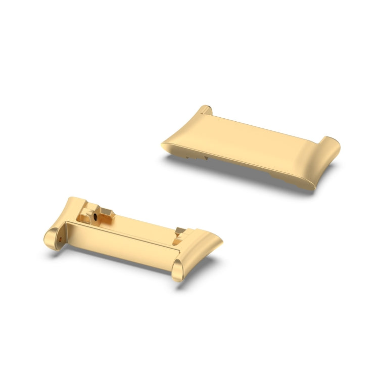 For OPPO Watch Free 1 Pair Metal Watch Band Connector(Gold) - For OPPO by buy2fix | Online Shopping UK | buy2fix
