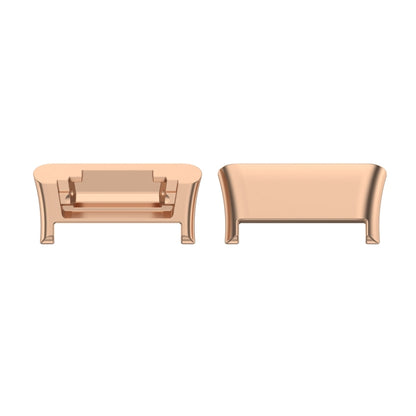 For OPPO Watch Free 1 Pair Metal Watch Band Connector(Rose Gold) - For OPPO by buy2fix | Online Shopping UK | buy2fix