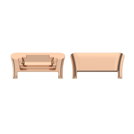 For OPPO Watch Free 1 Pair Metal Watch Band Connector(Rose Gold) - For OPPO by buy2fix | Online Shopping UK | buy2fix