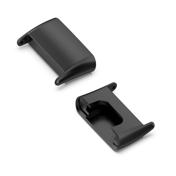 For Xiaomi Mi Band 7 Pro 1 Pair Metal Watch Band Connector(Black) - For Xiaomi by buy2fix | Online Shopping UK | buy2fix