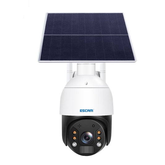 ESCAM QF724 3MP 24h Recording Cloud Storage PT 4G PIR Alarm IP Camera with Solar Panel, European Signal Bands - Wireless Camera by ESCAM | Online Shopping UK | buy2fix