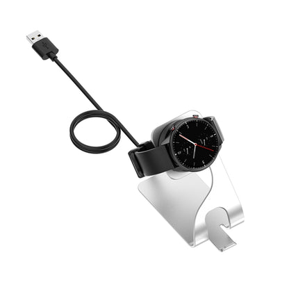 For Amazfit GTS4 Mini Rotatable Magnetic Metal Charging Base(Silver) - Charger by buy2fix | Online Shopping UK | buy2fix