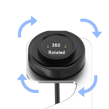 For Amazfit GTS4 Mini Rotatable Magnetic Metal Charging Base(Silver) - Charger by buy2fix | Online Shopping UK | buy2fix