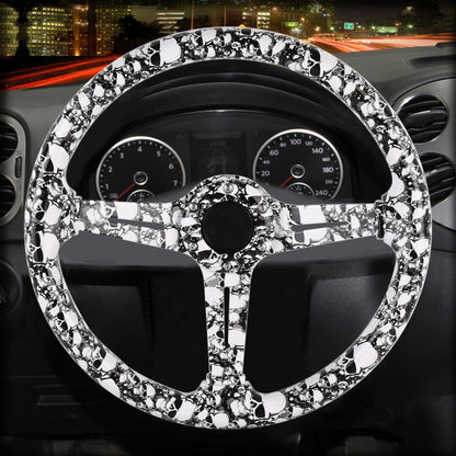 35cm Car Racing Graffiti ABS Steering Wheel(Style 4) - Steering Wheel Accessories by buy2fix | Online Shopping UK | buy2fix
