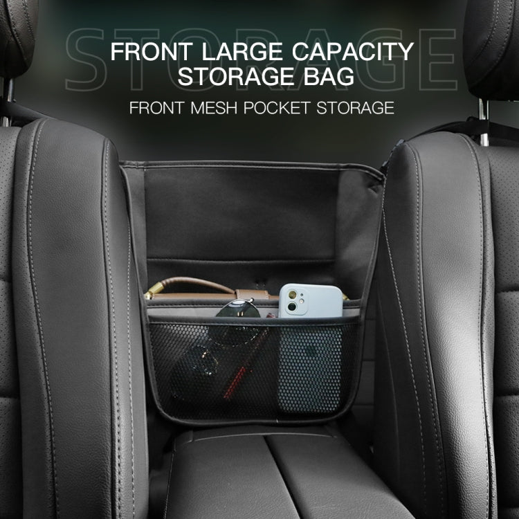 Car Center Console Hanging Bag Sheepskin Leather Storage Bag(Brown) - Seat Accessories by buy2fix | Online Shopping UK | buy2fix